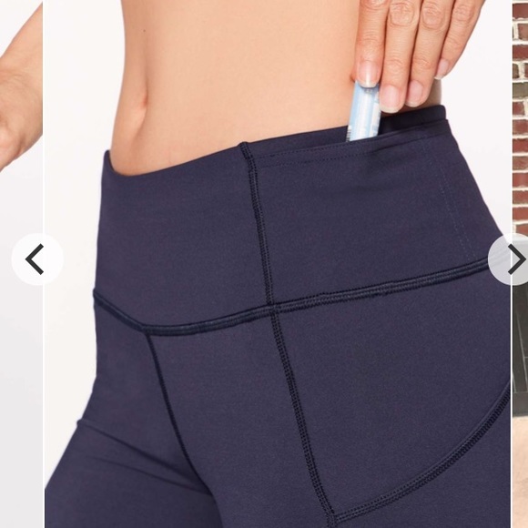 *SOLD* Lululemon “Run on Tight” 25” (size 2) NAVY - Picture 6 of 8